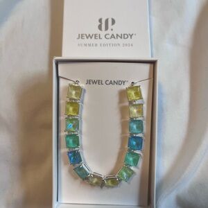 Bomb Party Jewel Candy - The Valentina- Blue, Green and Yellow Bracelet